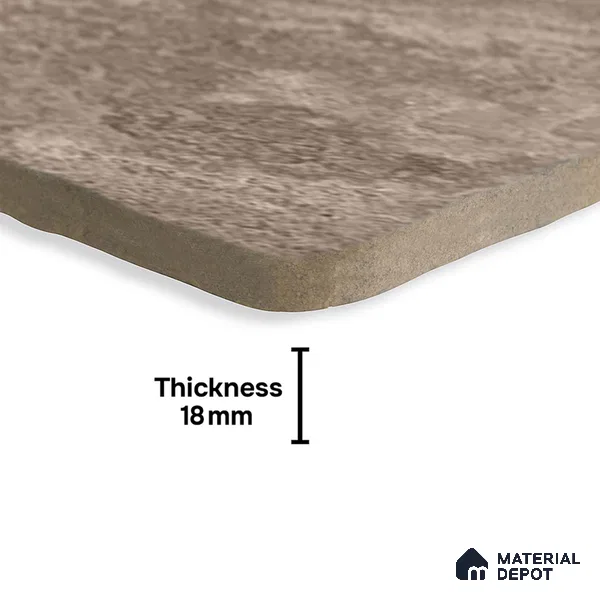 Stone Look  Tile TL 07549 C Osco Natural 7.87 inch x 7.87 inch Vitrified Matte Finish - 18 mm  | 9 Random Design | 2 mm Spacer is Mandatory (Sample)