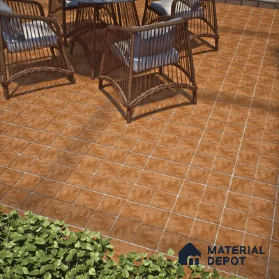 Stone Look  Tile TL 07549 D Osco Sand 7.87 inch x 7.87 inch Vitrified Matte Finish - 18 mm  | 9 Random Design | 2 mm Spacer is Mandatory (Sample)