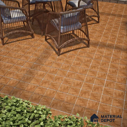 Stone Look  Tile TL 07549 D Osco Sand 7.87 inch x 7.87 inch Vitrified Matte Finish - 18 mm  | 9 Random Design | 2 mm Spacer is Mandatory