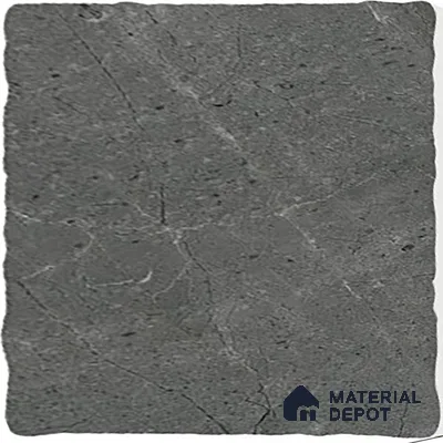 Cement Look  Tile TL 07549 Osco Charcoal 7.87 inch x 7.87 inch Vitrified Matte Finish - 18 mm  | 9 Random Design | 2 mm Spacer is Mandatory (Sample)