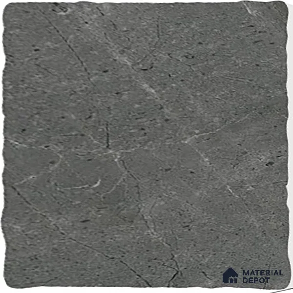 Cement Look  Tile TL 07549 Osco Charcoal 7.87 inch x 7.87 inch Vitrified Matte Finish - 18 mm  | 9 Random Design | 2 mm Spacer is Mandatory (Sample)