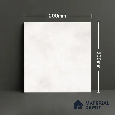 Subway Wall & Floor Tile TL 07550 B Easton Bianco 7.87 inch x 7.87 inch Vitrified Glossy Finish - 9 mm  | 6 Random Design | 2 mm Spacer is Mandatory | Please Expect a Slight Variation of Pattern
