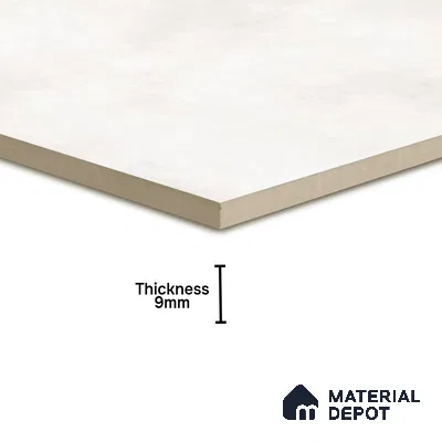 Subway Wall & Floor Tile TL 07550 B Easton Bianco 7.87 inch x 7.87 inch Vitrified Glossy Finish - 9 mm  | 6 Random Design | 2 mm Spacer is Mandatory | Please Expect a Slight Variation of Pattern