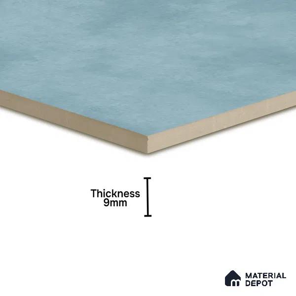 Subway Wall & Floor Tile TL 07550 D Easton Blue 7.87 inch x 7.87 inch Vitrified Glossy Finish - 9 mm | 6 Random Design | 2 mm Spacer is Mandatory | Please Expect a Slight Variation of Pattern