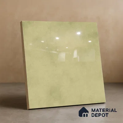 Subway Wall & Floor Tile TL 07550 F Easton Green 7.87 inch x 7.87 inch Vitrified Glossy Finish - 9 mm  | 6 Random Design | 2 mm Spacer is Mandatory | Please Expect a Slight Variation of Pattern (Sample)