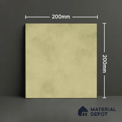 Subway Wall & Floor Tile TL 07550 F Easton Green 7.87 inch x 7.87 inch Vitrified Glossy Finish - 9 mm  | 6 Random Design | 2 mm Spacer is Mandatory | Please Expect a Slight Variation of Pattern (Sample)