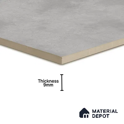 Subway Wall & Floor Tile TL 07550 H Easton Grey 7.87 inch x 7.87 inch Vitrified Glossy Finish - 9 mm  | 6 Random Design | 2 mm Spacer is Mandatory | Please Expect a Slight Variation of Pattern (Sample)
