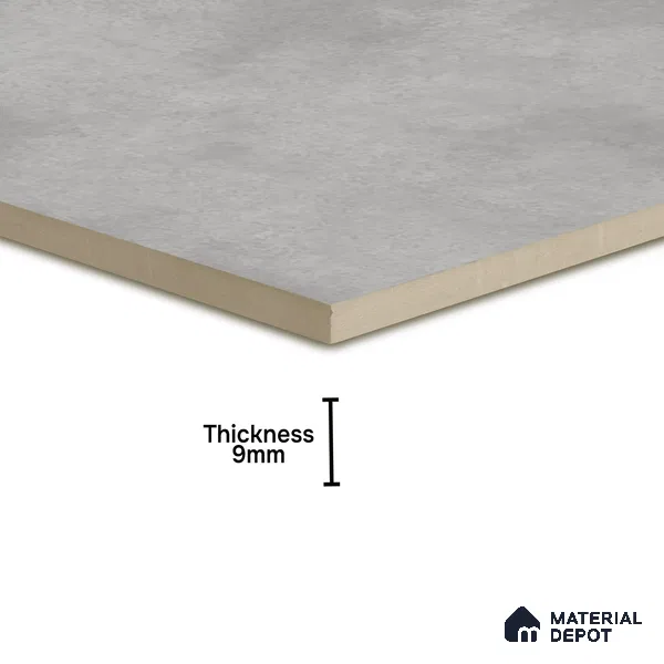 Subway Wall & Floor Tile TL 07550 H Easton Grey 7.87 inch x 7.87 inch Vitrified Glossy Finish - 9 mm  | 6 Random Design | 2 mm Spacer is Mandatory | Please Expect a Slight Variation of Pattern (Sample)