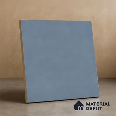 Subway Wall & Floor Tile TL 07615 D Coarse Blue 8 inch x 8 inch Vitrified Matte Finish - 9 mm  | 2 mm Spacer is Mandatory | Please Expect a Slight Variation of Pattern (Sample)