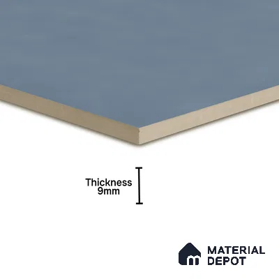 Subway Wall & Floor Tile TL 07615 D Coarse Blue 8 inch x 8 inch Vitrified Matte Finish - 9 mm  | 2 mm Spacer is Mandatory | Please Expect a Slight Variation of Pattern (Sample)