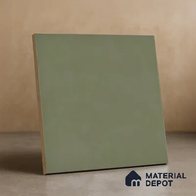 Subway Wall & Floor Tile TL 07615 J Coarse Green 8 inch x 8 inch Vitrified Matte Finish - 9 mm  | 2 mm Spacer is Mandatory | Please Expect a Slight Variation of Pattern (Sample)