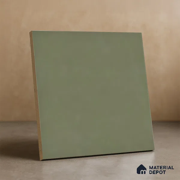Subway Wall & Floor Tile TL 07615 J Coarse Green 8 inch x 8 inch Vitrified Matte Finish - 9 mm  | 2 mm Spacer is Mandatory | Please Expect a Slight Variation of Pattern (Sample)