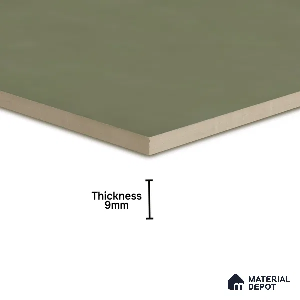 Subway Wall & Floor Tile TL 07615 J Coarse Green 8 inch x 8 inch Vitrified Matte Finish - 9 mm  | 2 mm Spacer is Mandatory | Please Expect a Slight Variation of Pattern (Sample)