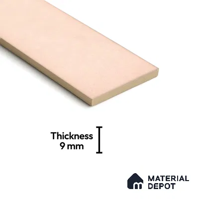 Plain Solid Look  Tile TL 07615 K Hook Pink 9 inch x 3 inch Vitrified Matte Finish - 9 mm  | 2 mm Spacer is Mandatory (Sample)