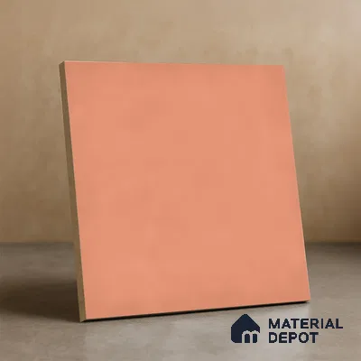 Subway Wall & Floor Tile TL 07615 N Coarse Red 8 inch x 8 inch Vitrified Matte Finish - 9 mm  | 2 mm Spacer is Mandatory | Please Expect a Slight Variation of Pattern