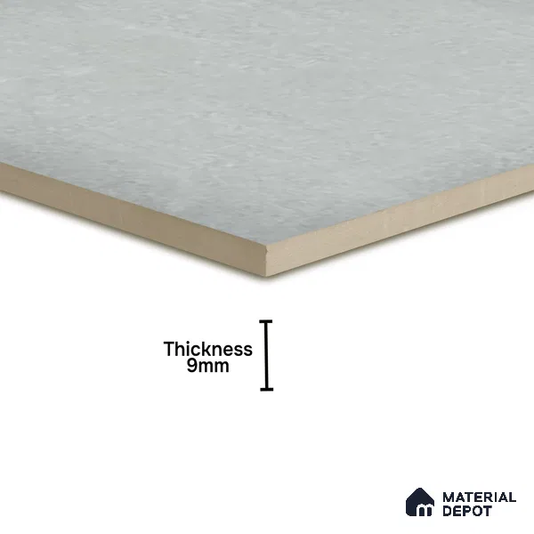 Subway Wall & Floor Tile TL 07615 P Coarse Steel Grey 8 inch x 8 inch Vitrified Matte Finish - 9 mm  | 2 mm Spacer is Mandatory | Please Expect a Slight Variation of Pattern
