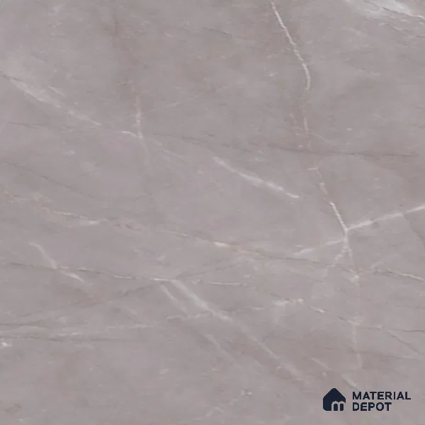 Marble Look Wall Tile TL 10052 Pulpis Grey 8 ft x 4 ft Vitrified Glossy Finish - 9 mm | Random 3 | Adhesive and Spacers Must be Used During Installation