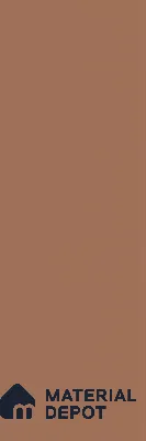 Subway Wall & Floor Tile TL 07668 B Plain Brown 8.8 Inch x 2.9 Inch Full Body Vitrified Matte Finish - 9 mm  | 2 mm Spacer is Mandatory (Sample)
