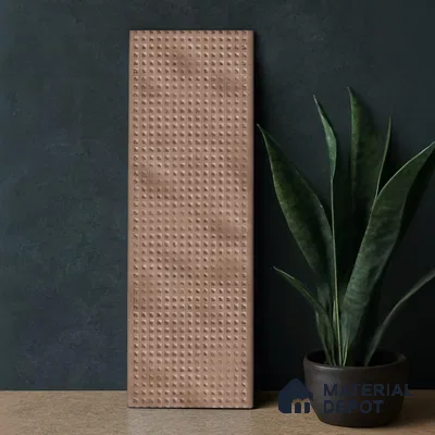 Subway  Tile TL 07668 E Retro Linen 8.8 Inch x 2.9 Inch Full Body Vitrified Matte Finish - 9 mm  | 2 mm Spacer is Mandatory