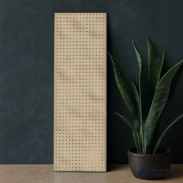 Subway  Tile TL 07668 G Retro Ochre 8.8 Inch x 2.9 Inch Full Body Vitrified Matte Finish - 9 mm  | 2 mm Spacer is Mandatory