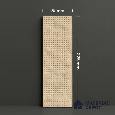 Subway  Tile TL 07668 G Retro Ochre 8.8 Inch x 2.9 Inch Full Body Vitrified Matte Finish - 9 mm  | 2 mm Spacer is Mandatory