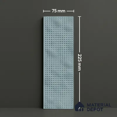 Subway  Tile TL 07668 I Retro Sky 8.8 Inch x 2.9 Inch Full Body Vitrified Matte Finish - 9 mm  | 2 mm Spacer is Mandatory
