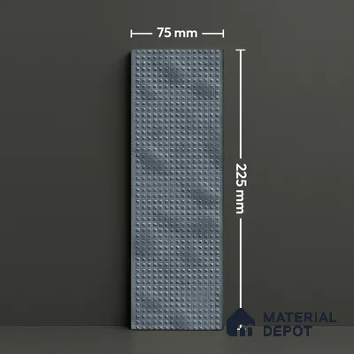 Subway  Tile TL 07668 K Retro Slate Blue 8.8 Inch x 2.9 Inch Full Body Vitrified Matte Finish - 9 mm  | 2 mm Spacer is Mandatory