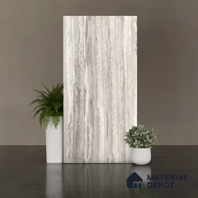 TL 04461 Tivoli Grey 1200 x 600 mm Digital Punch Matte Finish Vitrified Tile - 9 mm (Sample)