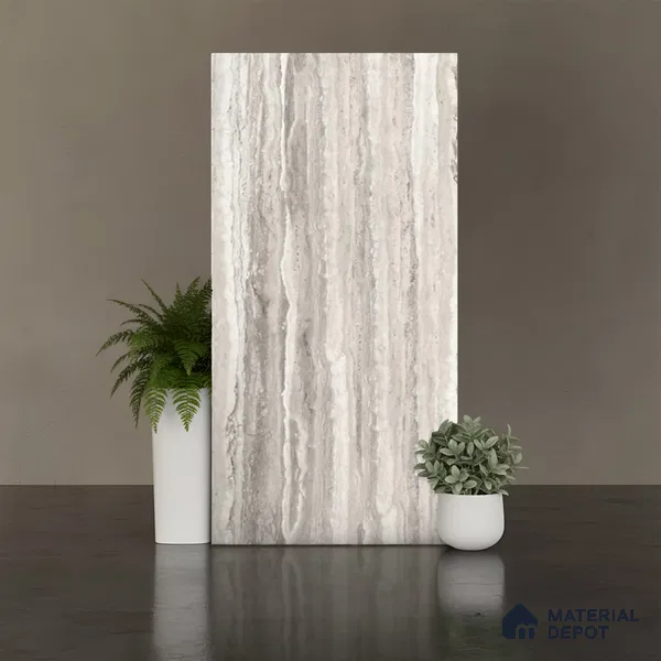 TL 04461 Tivoli Grey 1200 x 600 mm Digital Punch Matte Finish Vitrified Tile - 9 mm (Sample)