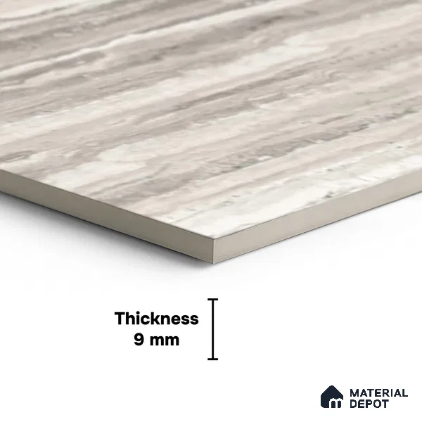 TL 04461 Tivoli Grey 1200 x 600 mm Digital Punch Matte Finish Vitrified Tile - 9 mm (Sample)