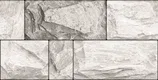 Elevation Wall Tile TL 00067 C Grey Vanilla 2 ft x 1 ft Punch Matte Finish Vitrified Tile - 9 mm | Suitable For Feature Wall, Boundary Wall, Balcony, Outdoor | Image 02