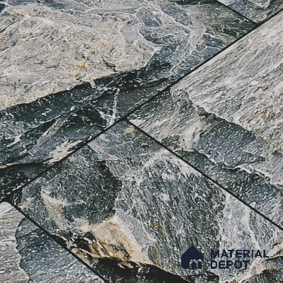 Stone Textured Wall Cladding Tile TL 00067 D Natural Rock Bond 2 ft x 1 ft Textured Finish Vitrified Tile - 9 mm | Suitable for Elevation, Exterior Walls, Living Room, Bathroom & Highlighter Wall