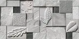 Elevation Wall Tile TL 00070 B Grey 2 ft x 1 ft Punch Matte Finish Vitrified Tile - 9 mm | Suitable For Feature Wall, Boundary Wall, Balcony, Outdoor | Image 02