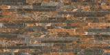 Elevation Wall Tile TL 00073 C Brown 2 ft x 1 ft Punch Matte Finish Vitrified Tile - 9 mm | Suitable For Feature Wall, Boundary Wall, Balcony, Outdoor | Image 02