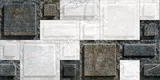 Stone Textured Wall Cladding Tile TL 00086 B Charcoal Cubic Mosaic 2 ft x 1 ft Textured Finish Vitrified Tile - 9 mm | Suitable for Elevation, Exterior Walls, Living Room, Bathroom & Highlighter Wall | Image 02