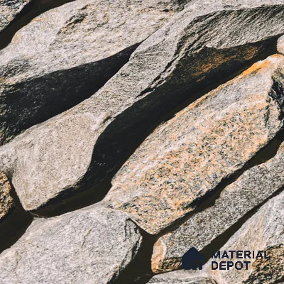Stone Textured Wall Cladding Tile TL 00089 B Natural Pebble Stone 2 ft x 1 ft Textured Finish Vitrified Tile - 9 mm | Suitable for Elevation, Exterior Walls, Living Room, Bathroom & Highlighter Wall