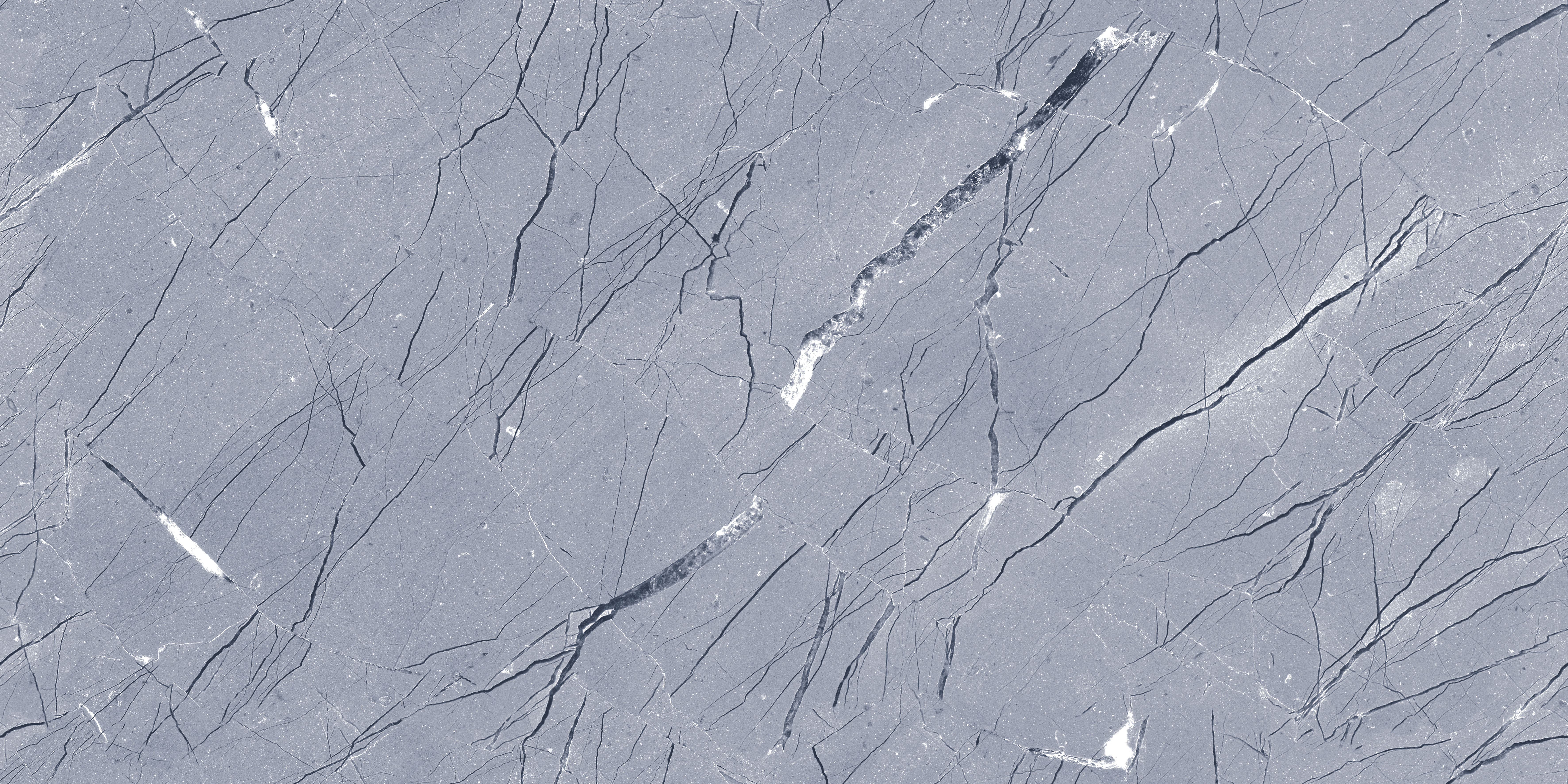 Marble Bardiglio Wall & Floor Tile TL 00360 Slate Grey 4 ft x 2 ft Matte Finish Vitrified Tile - 9 mm | Suitable For Living Room, Bedroom, Kitchen
