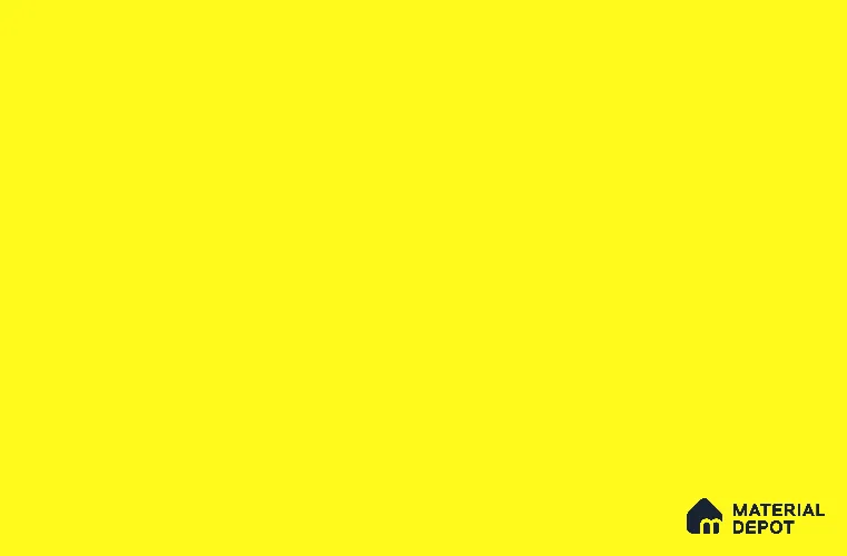 Plain Wall Tile TL 00611 Yellow Canary 18 inch x 12 inch Glossy Finish Ceramic Tile - 6 mm | Suitable For Kitchen, Bathroom