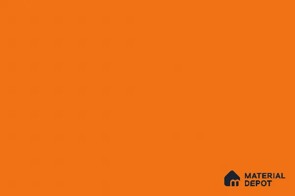 Plain Wall Tile TL 00613 Orange 18 inch x 12 inch Glossy Finish Ceramic Tile - 6 mm | Suitable For Kitchen, Bathroom