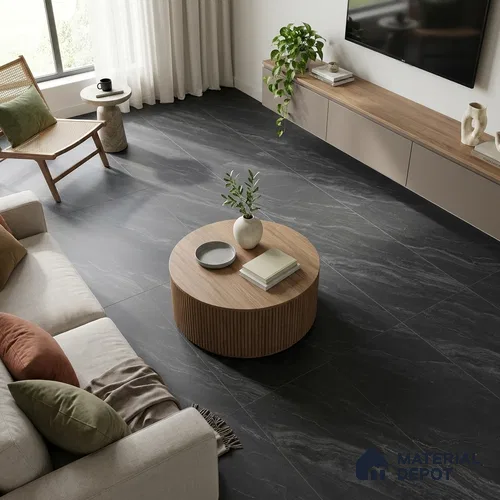 Marble Wall & Floor Tile TL 00678 4 ft x 2 ft Matte Finish Full Body Vitrified Tile - 9 mm | Suitable For Living Room, Bedroom, Kitchen