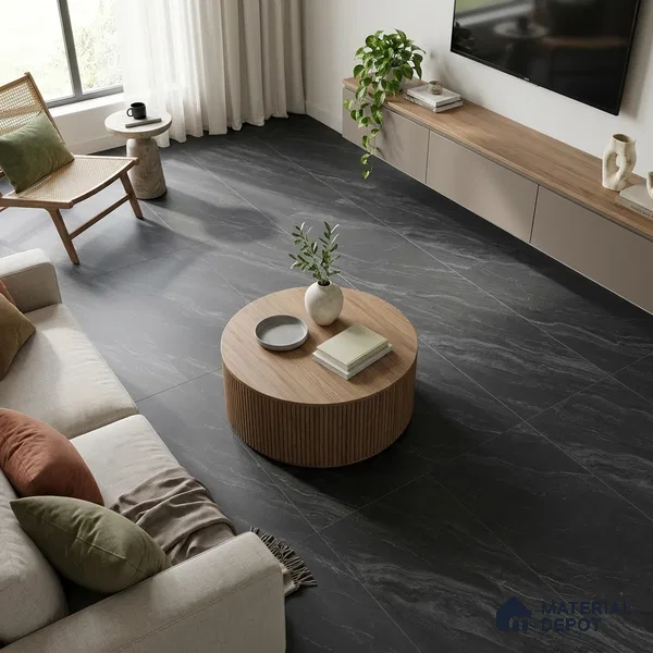 Marble Wall & Floor Tile TL 00678 4 ft x 2 ft Matte Finish Full Body Vitrified Tile - 9 mm | Suitable For Living Room, Bedroom, Kitchen