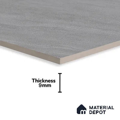 Cement Dolphin  Wall & Floor Tile TL 00679 Grey 4 ft x 2 ft Matte Finish Full Body Vitrified Tile - 9 mm | Suitable For Living Room, Bedroom, Kitchen