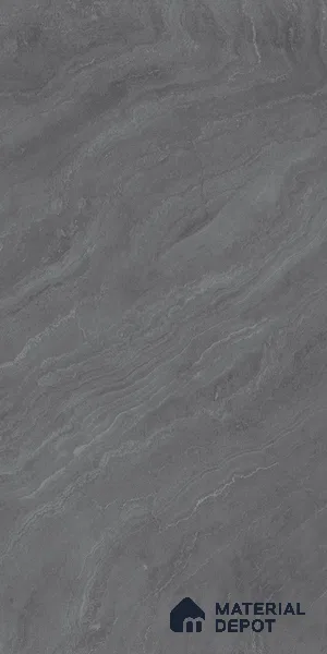 Marble Slate Wall & Floor Tile TL 00748 Slate Grey 4 ft x 2 ft Matte Finish Full Body Vitrified Tile - 9 mm | Suitable For Living Room, Bedroom, Kitchen