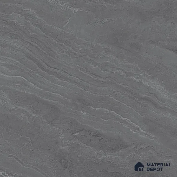 Marble Slate Wall & Floor Tile TL 00748 Slate Grey 4 ft x 2 ft Matte Finish Full Body Vitrified Tile - 9 mm | Suitable For Living Room, Bedroom, Kitchen