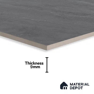 Marble Slate Wall & Floor Tile TL 00748 Slate Grey 4 ft x 2 ft Matte Finish Full Body Vitrified Tile - 9 mm | Suitable For Living Room, Bedroom, Kitchen