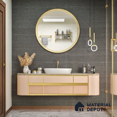 Stone Floor & Wall Tile | TL 00754 Graphite Linia 4 ft x 2 ft Punch Matte Finish Full Body Vitrified Tile - 9 mm | Suitable For Living Room, Bedroom, Bathroom