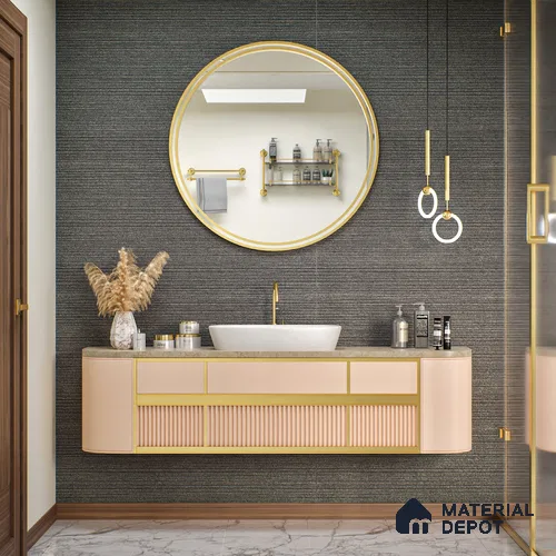 Stone Floor & Wall Tile | TL 00754 Graphite Linia 4 ft x 2 ft Punch Matte Finish Full Body Vitrified Tile - 9 mm | Suitable For Living Room, Bedroom, Bathroom
