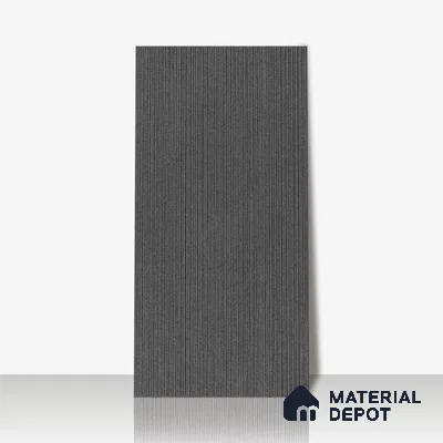 Stone Floor & Wall Tile | TL 00754 Graphite Linia 4 ft x 2 ft Punch Matte Finish Full Body Vitrified Tile - 9 mm | Suitable For Living Room, Bedroom, Bathroom