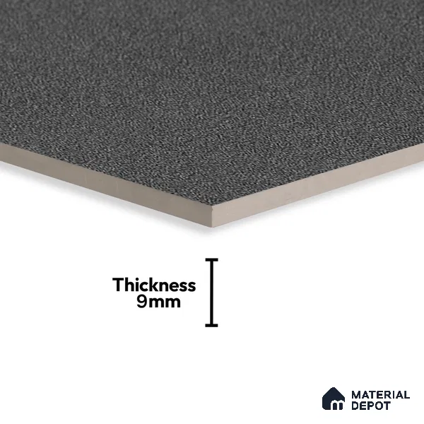 Stone Floor & Wall Tile | TL 00756 Graphite 4 ft x 2 ft Matte Finish Full Body Vitrified Tile - 9 mm | Suitable For Living Room, Bedroom, Bathroom