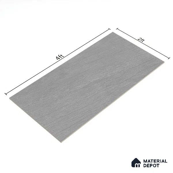 Stone Floor & Wall Tile | TL 00758 Brave Dolphin 4 ft x 2 ft Matte Finish Full Body Vitrified Tile - 9 mm | Suitable For Living Room, Bedroom, Bathroom